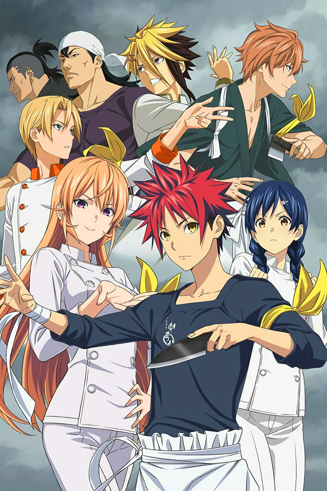 Кулинарная битва Сомы [ТВ-4]: Четвёртое блюдо / Shokugeki no Souma: Shin no Sara